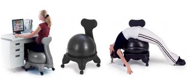 Fitness Balance Ball Chair