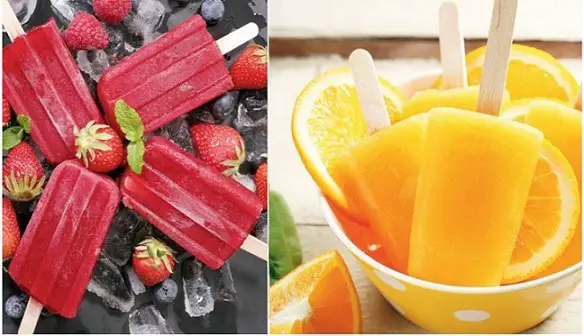 fresh fruit popsicles