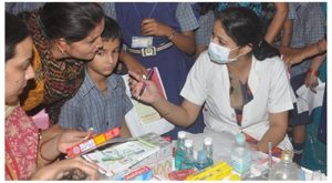 health camp in school