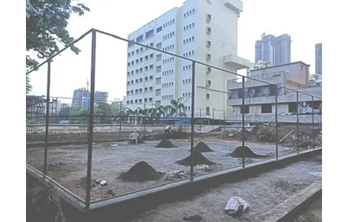 sports turf in residential building