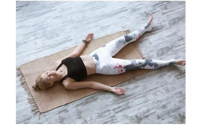 Corpse pose (Shavasana)