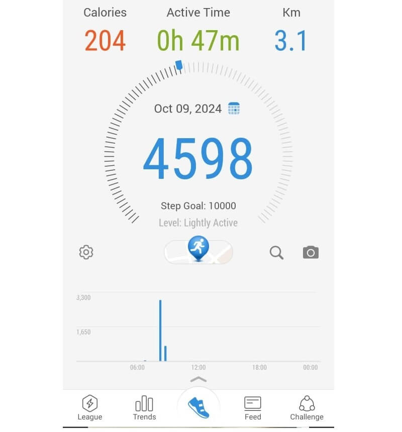 Fitness app (step counter)